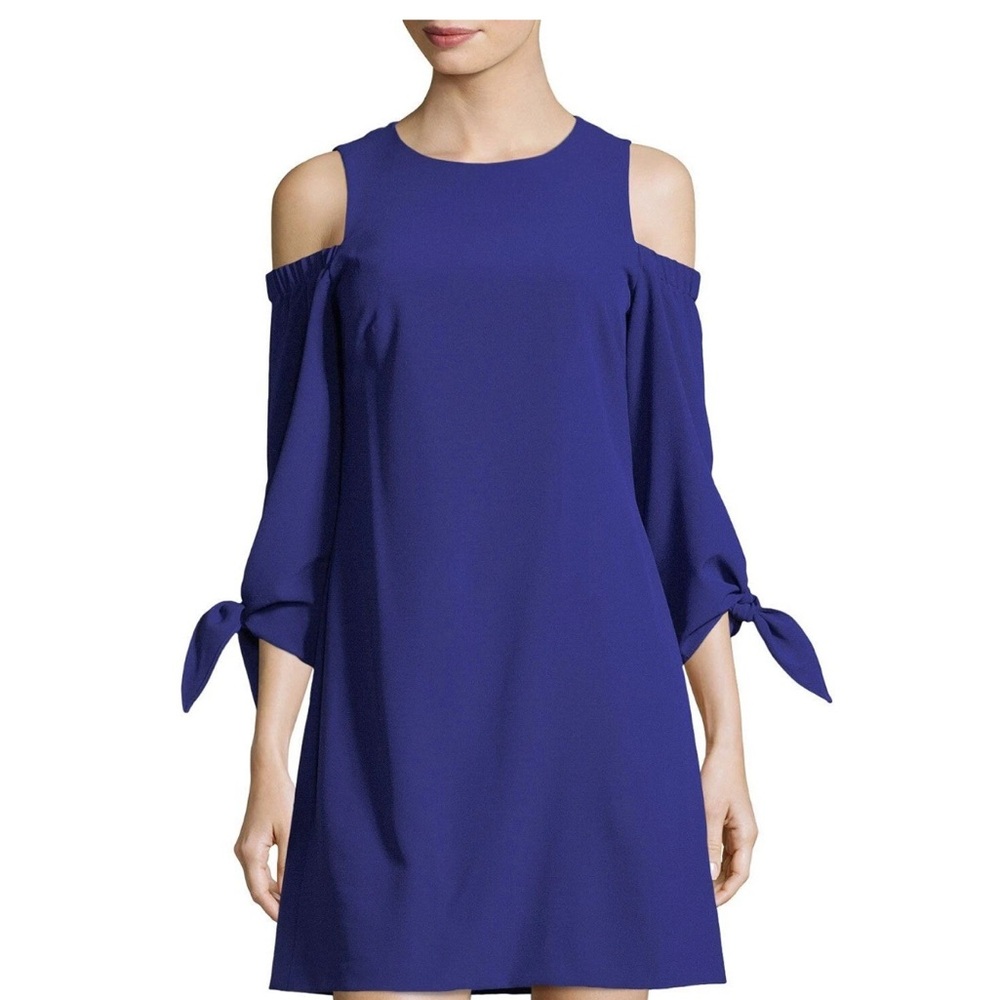 ELIZA J Cold Shoulder Shift Dress